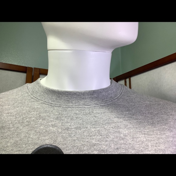 Walt Disney World Mickey Mouse Pullover Sweater Crew Neck Long Sleeve Gray Sz M - Picture 4 of 12